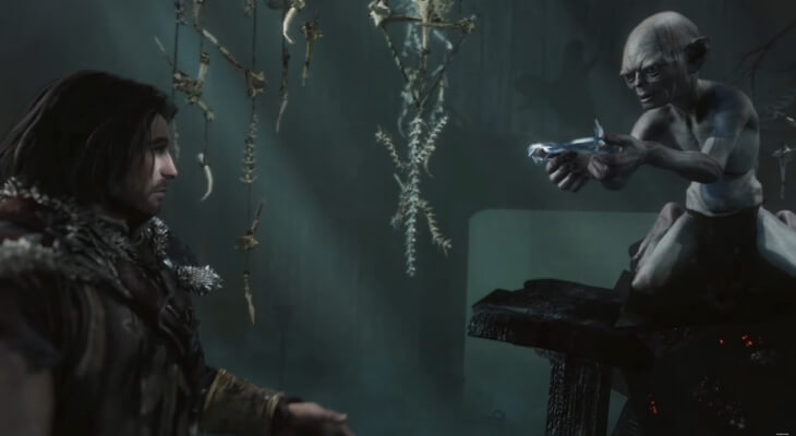 Gollum Cinematic In Shadow of Mordor